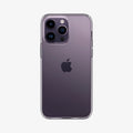 ACS04953 - iPhone 14 Pro Case Liquid Crystal in crystal clear showing the back