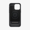 ACS06613 - iPhone 15 Pro Max Case Style Armor (MagFit) in classic silver showing the inside of case