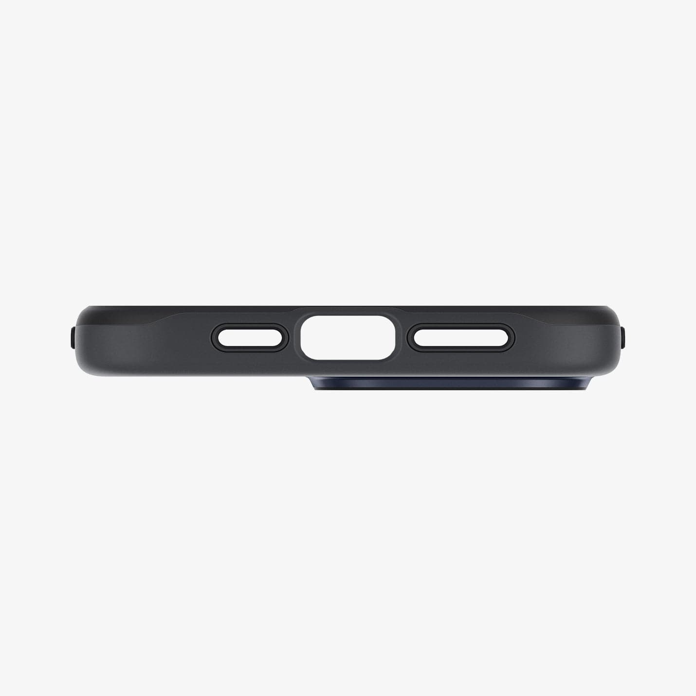 ACS06612 - iPhone 15 Pro Max Case Style Armor (MagFit) in midnight indigo showing the bottom