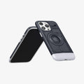 ACS06742 - iPhone 15 Pro Case Classic C1 (MagFit) in graphite showing the back, front and partial sides