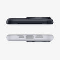ACS06742 - iPhone 15 Pro Case Classic C1 (MagFit) in graphite showing the top and bottom with precise cutouts