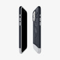 ACS06742 - iPhone 15 Pro Case Classic C1 (MagFit) in graphite showing the sides, partial front and back