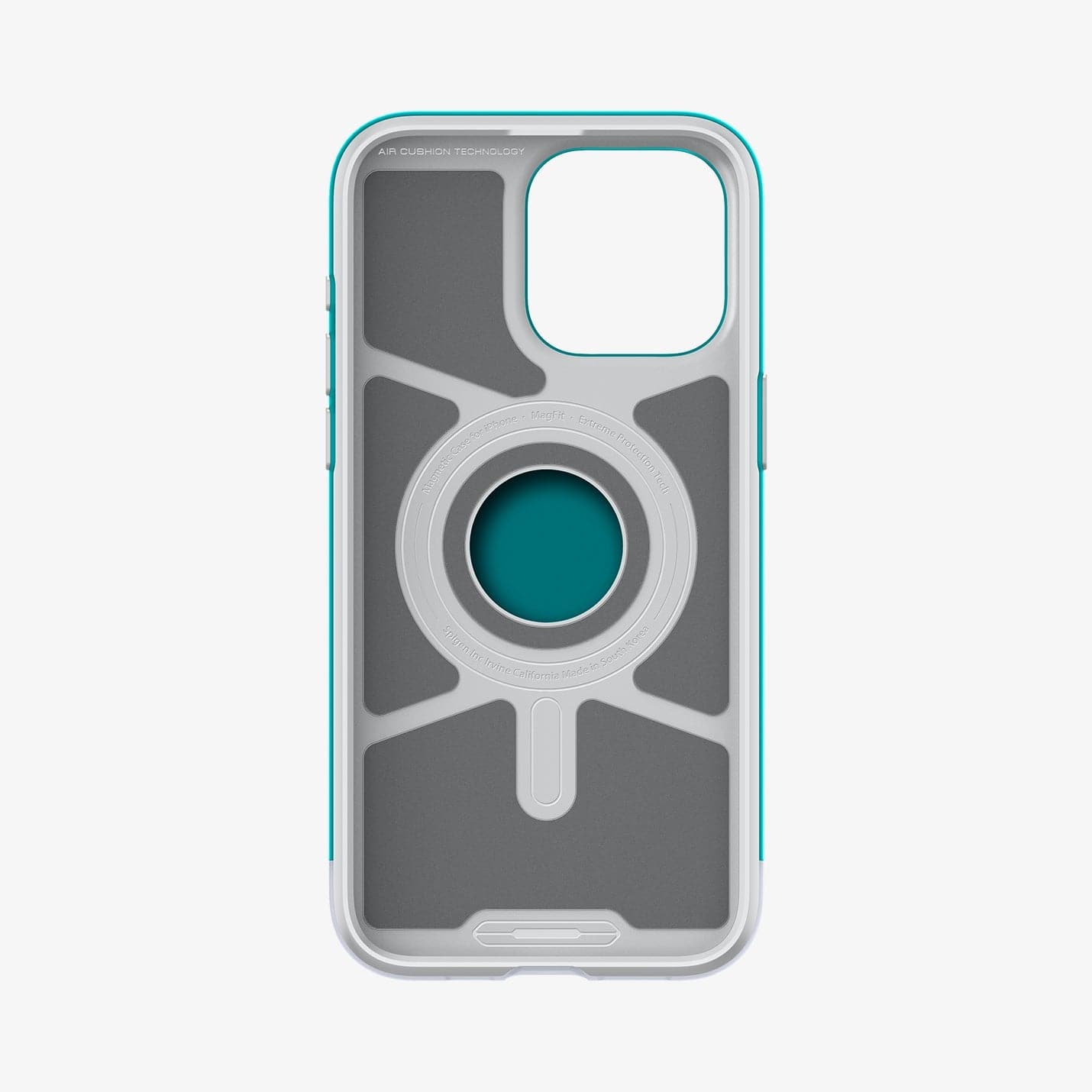 ACS06608 - iPhone 15 Pro Max Case Classic C1 (MagFit) in bondi blue showing the inside of case