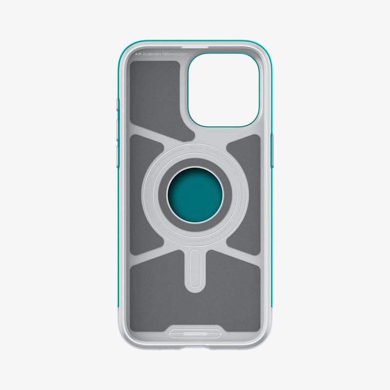 ACS06608 - iPhone 15 Pro Max Case Classic C1 (MagFit) in bondi blue showing the inside of case