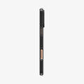 ACS08021 - iPhone 16 Pro Max Sand Blast in Matte Black showing the the side