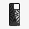 ACS08021 - iPhone 16 Pro Max Sand Blast in Matte Black showing the inside of case