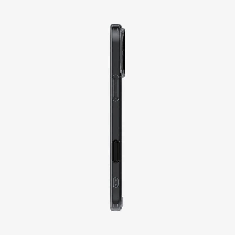 ACS08507 - iPhone 16 Pro Max Case Ultra Hybrid T (MagFit) in Frost Black showing the side