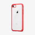 042CS21724 - iPhone 8 Series Ultra Hybrid Case in Red showing the back, partial side