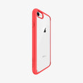 042CS21724 - iPhone 8 Series Ultra Hybrid Case in Red showing the back and side