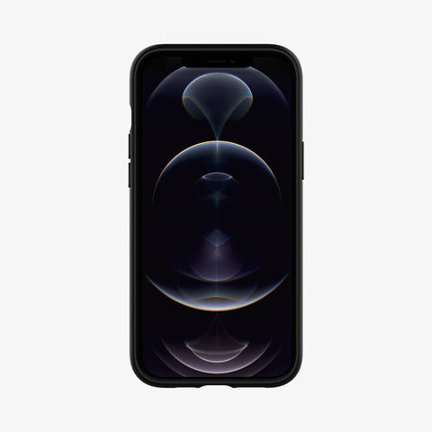 ACS01623 - iPhone 12 Pro Max Case Slim Armor CS in black showing the front