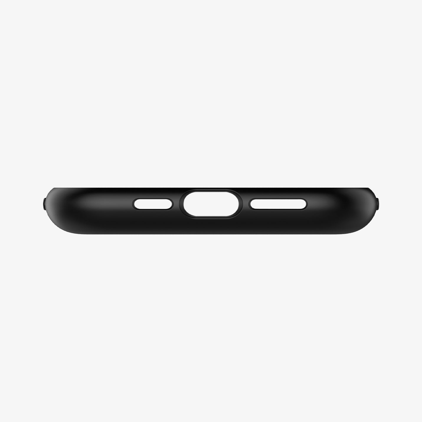 ACS01624 - iPhone 12 Pro Max Case Slim Armor CS in rose gold showing the bottom with precise cutouts