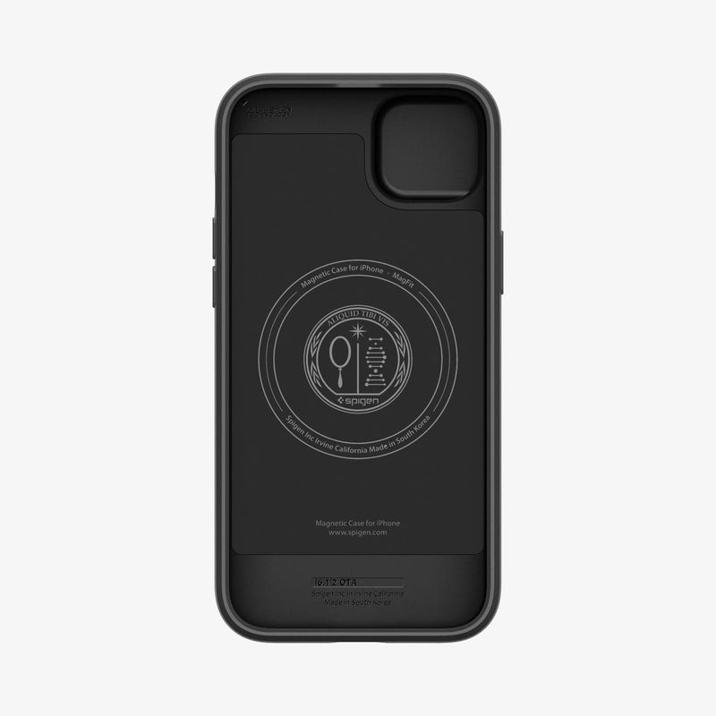 ACS05070 - iPhone 14 Case Optik Armor (MagFit) in black showing the inside of case