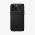 ACS04848 - iPhone 14 Pro Max Case Optik Armor (MagFit) in black showing the back