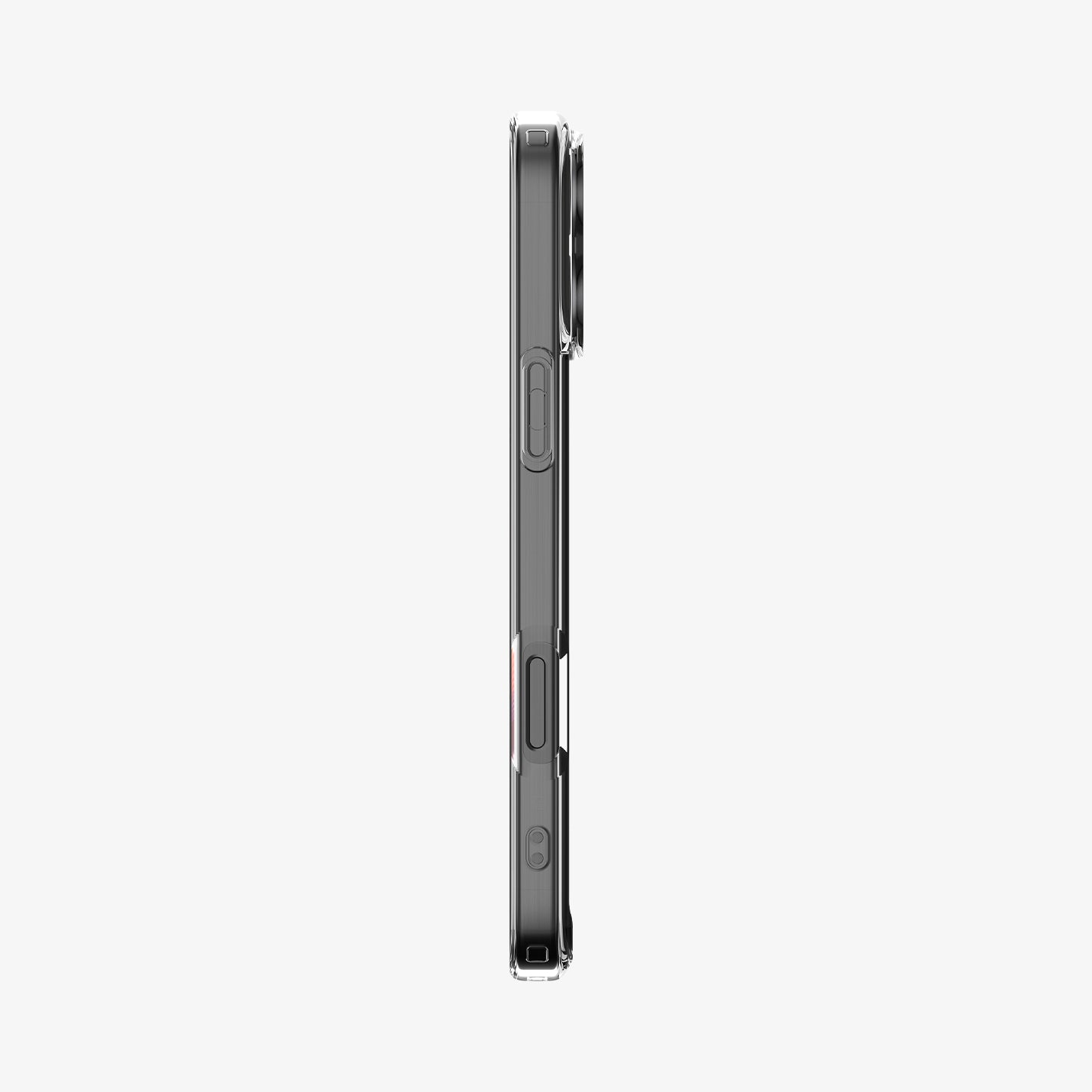 ACS07992 - iPhone 16 Pro Max Case Ultra Hybrid in Crystal Clear showing the side