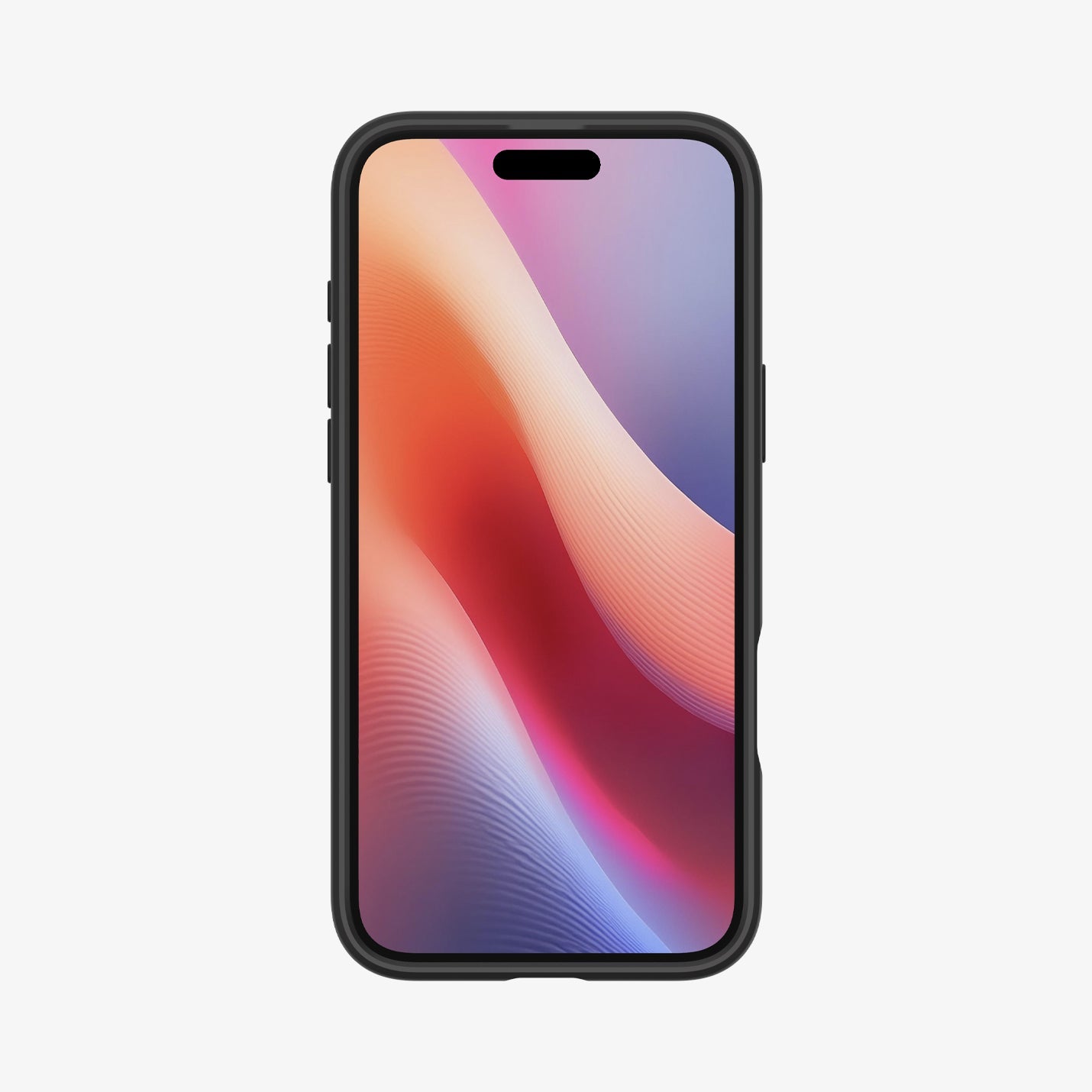 ACS08072 - iPhone 16 Plus Case Ultra Hybrid in Matte Black showing the front