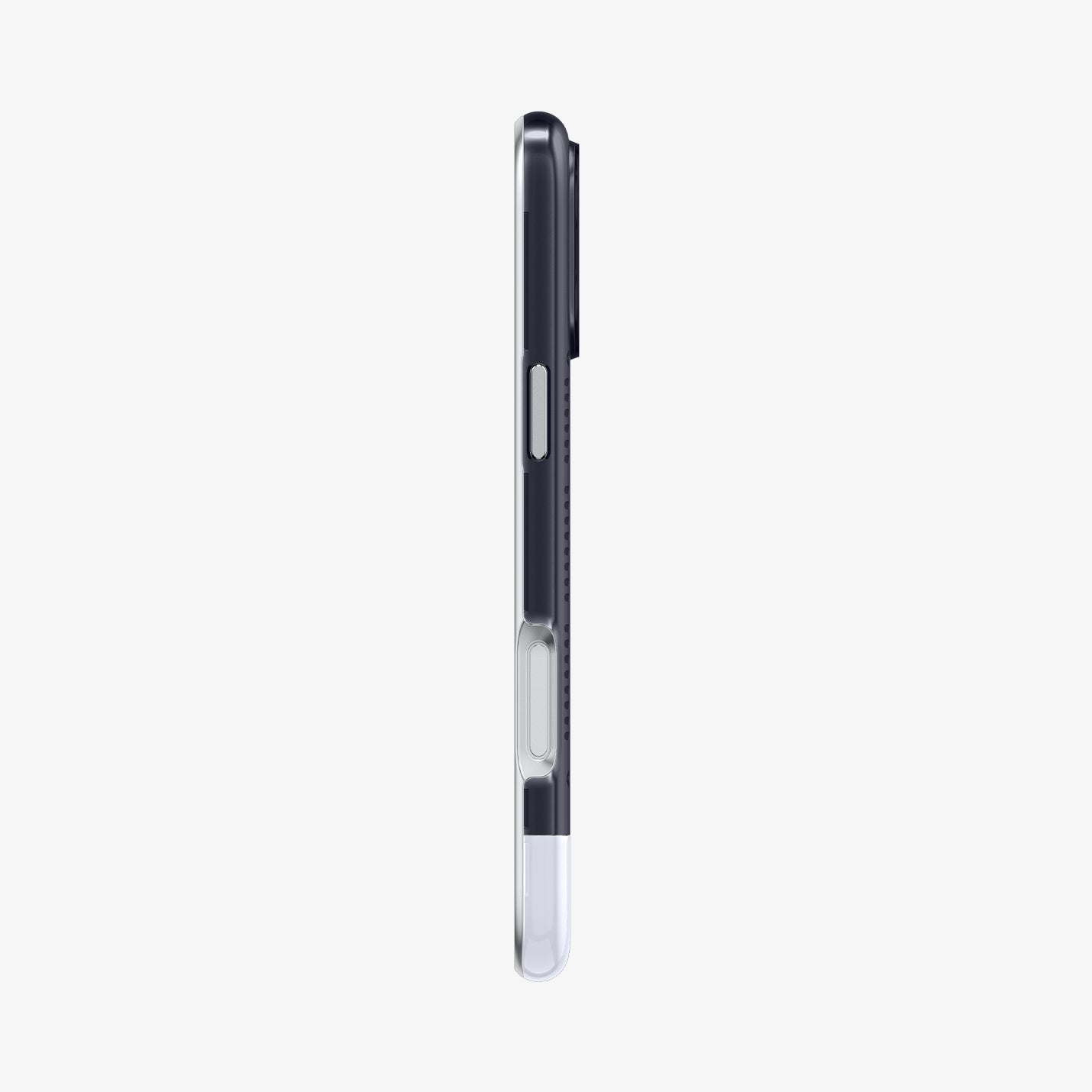 ACS09960 - iPhone 17 Pro Case Classic C1 (MagFit) in graphite showing the side