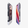 ACS09960 - iPhone 17 Pro Case Classic C1 (MagFit) in graphite showing the sides, partial front and back