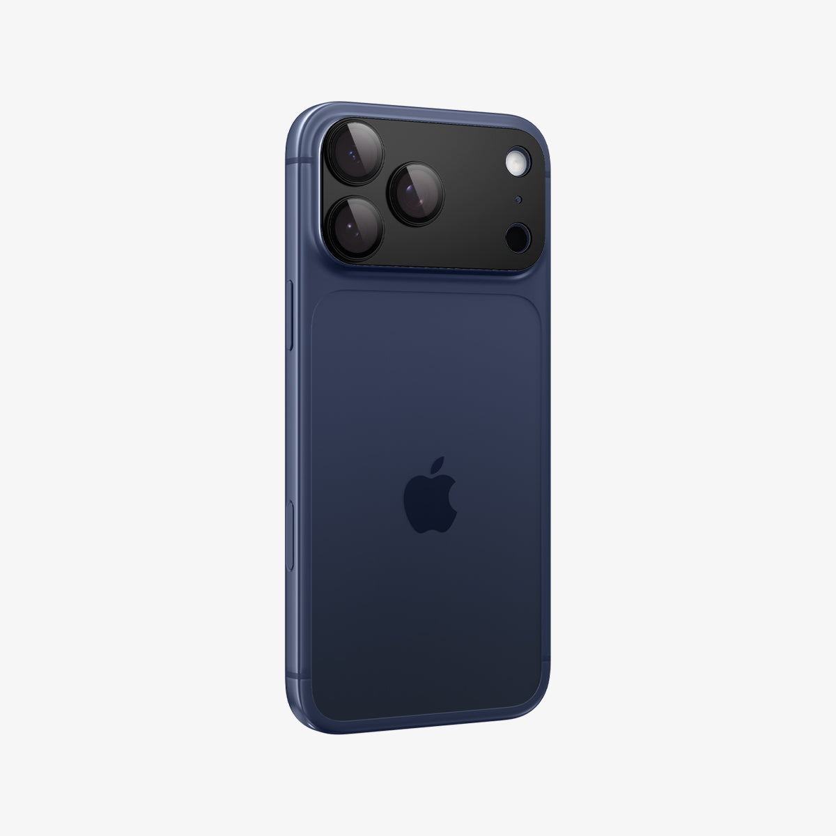 AGL10644 - iPhone 17 Pro Optik Pro XL EZ Fit Lens Protector in black showing the back and partial side