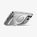 ACS09946 - iPhone 17 Pro Case Ultra Hybrid S (MagFit) showing the back with device propped up by kickstand