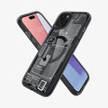 ACS06664 - iPhone 15 Plus Case Ultra Hybrid Zero One showing the back, front and sides