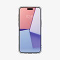ACS07034 - iPhone 15 Pro Max Case Ultra Hybrid Zero One in white showing the front