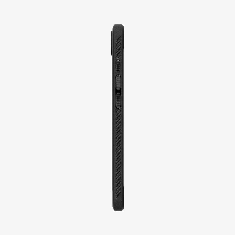 ACS09152 - iPhone 16e Case Rugged Armor (MagFit) in Matte Black showing the inner