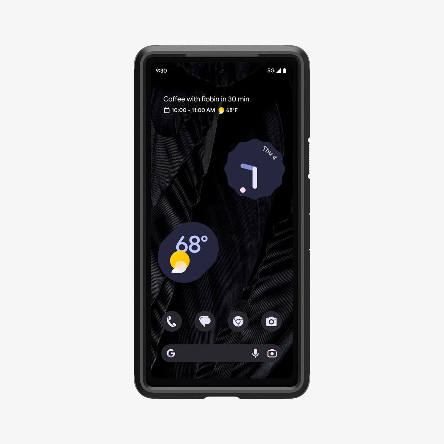 ACS05820 - Pixel 7a Case Tough Armor in metal slate showing the front