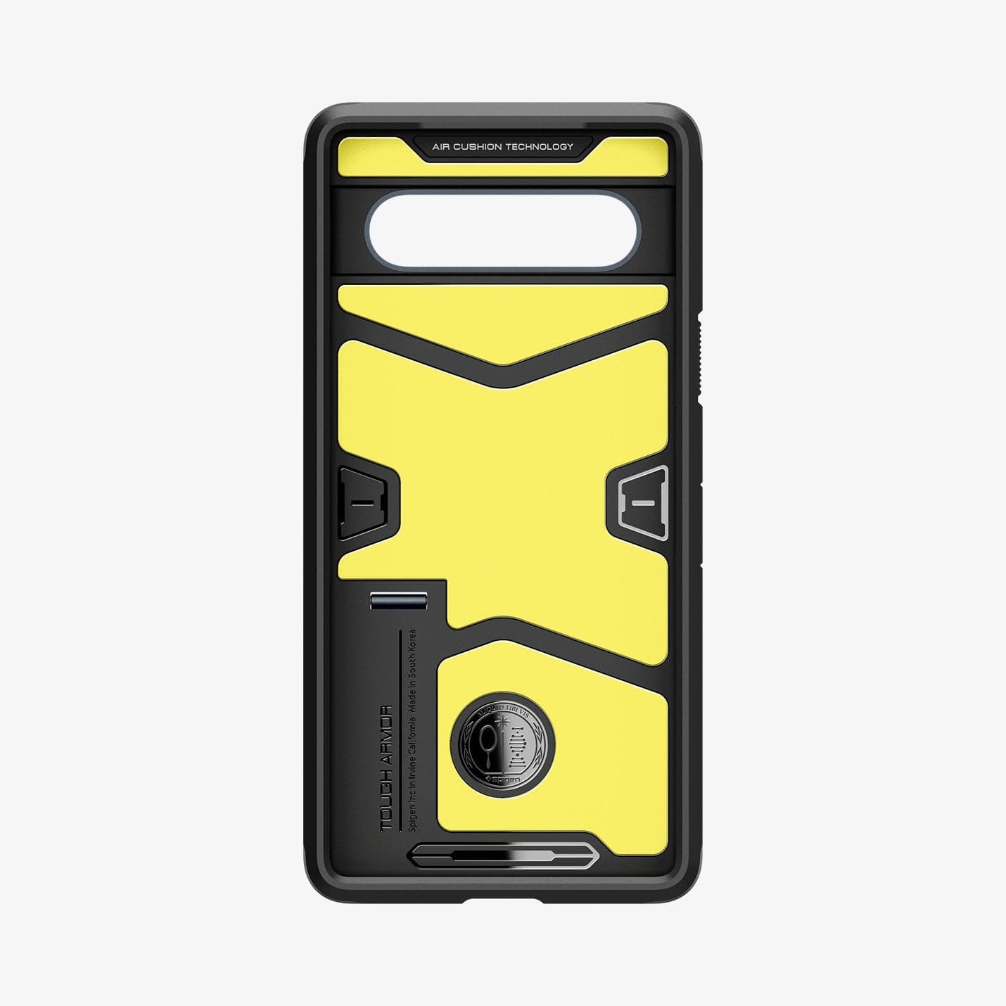 ACS05820 - Pixel 7a Case Tough Armor in metal slate showing the inside of case