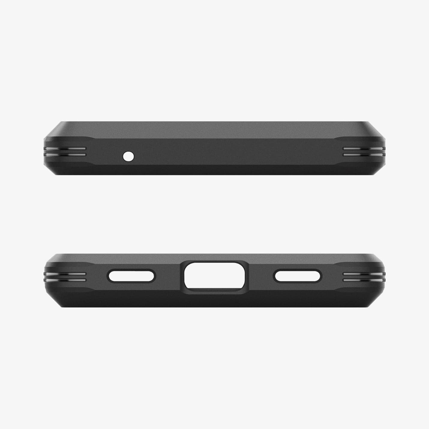 ACS05820 - Pixel 7a Case Tough Armor in metal slate showing the top and bottom with precise cutouts