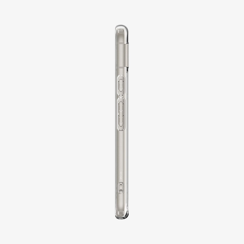 ACS07260 - Pixel 8a Case Ultra Hybrid in Crystal Clear showing the side with side buttons