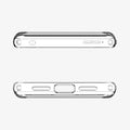 ACS06278 - Pixel 8 Case Ultra Hybrid in crystal clear showing the top and bottom with precise cutouts