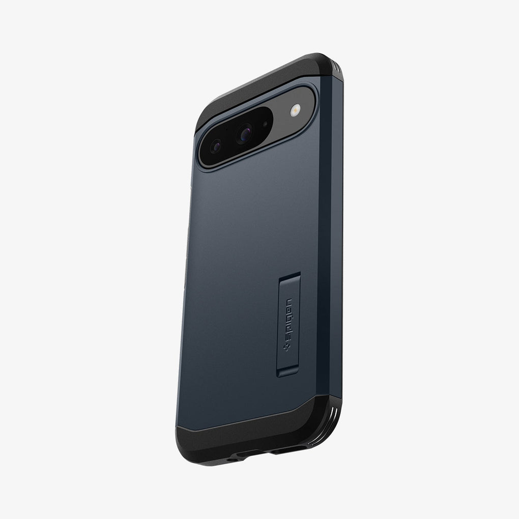 ACS07693 - Pixel 9 Pro Case Tough Armor in Metal Slate showing the back and partial side