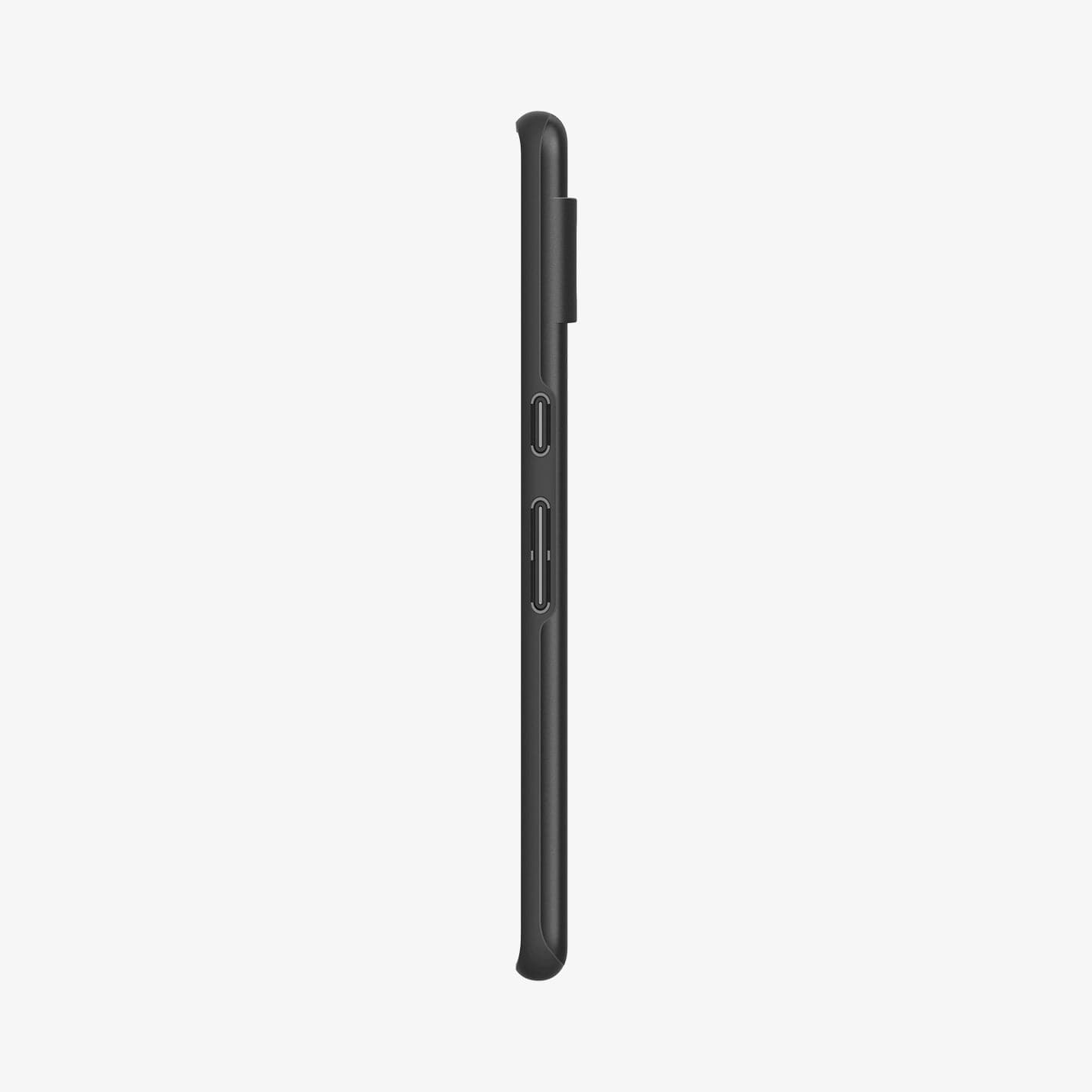 ACS04733 - Pixel 7 Pro Case Thin Fit in black showing the side with volume controls