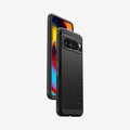 ACS06319 - Pixel 8 Pro Case Tough Armor in black showing the back, sides and front