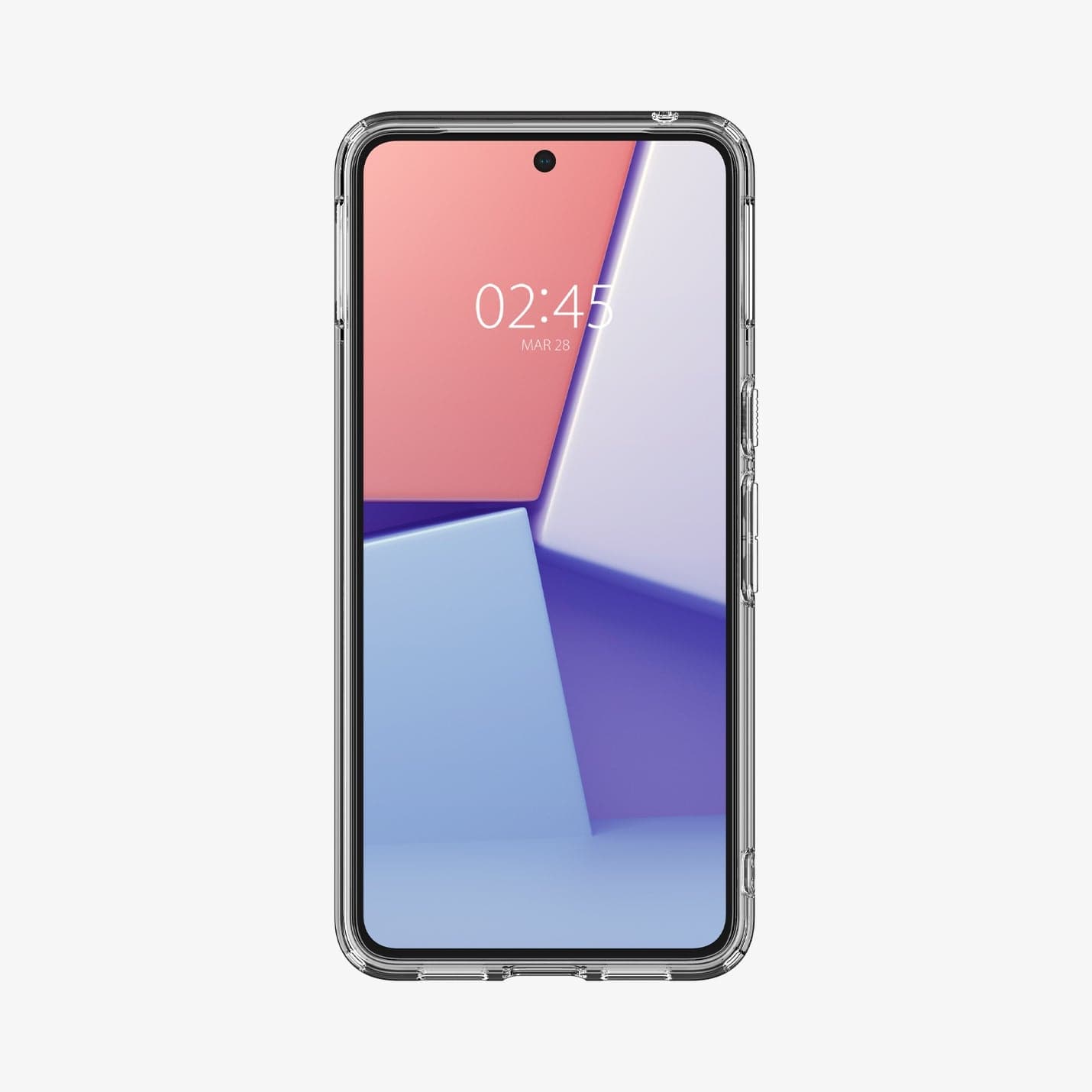 ACS06315 - Pixel 8 Pro Case Ultra Hybrid in crystal clear showing the front