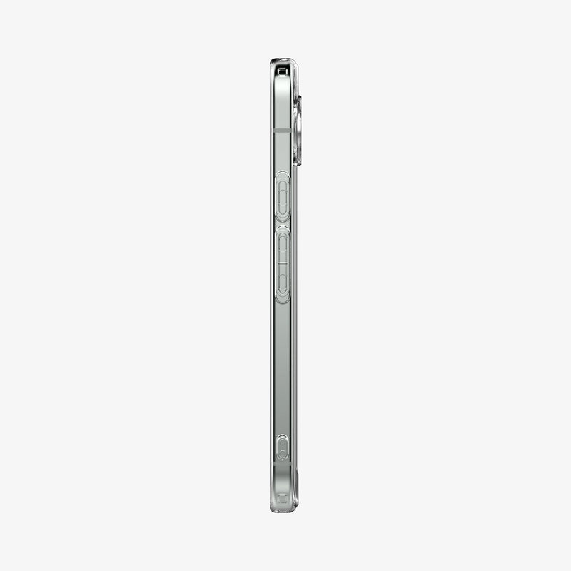 ACS07721 - Pixel 9 Pro XL Case Ultra Hybrid in Crystal Clear showing the side with volume buttons