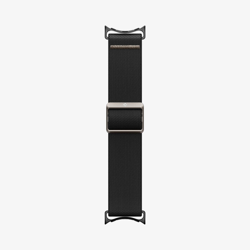 AMP07601 - Pixel Watch 3 (45mm) Case Lite Fit in Black showing the watch band laid out flat