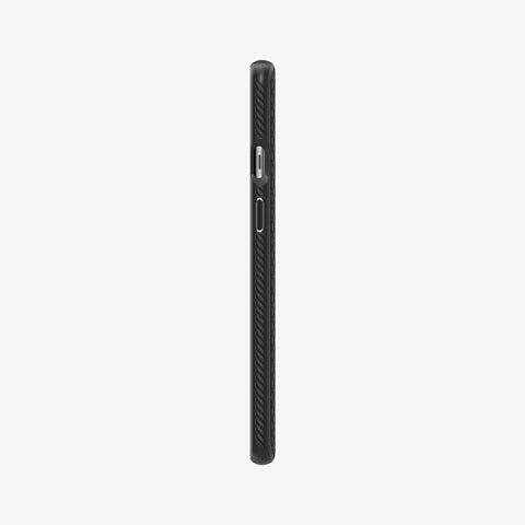 ACS02060 - OnePlus 8T Liquid Air Case in Matte Black showing the side