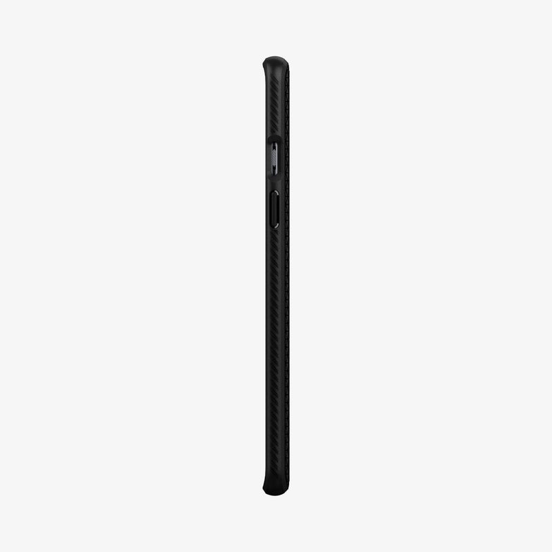 ACS00827 - OnePlus 8 Liquid Air Case in Matte Black showing the side