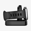 000CH25522 - Apple Watch ArcField Wireless Charger PF2002 in black showing the side with apple watch connected