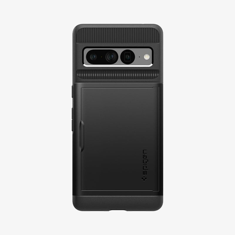 ACS04731 - Pixel 7 Pro Case Slim Armor CS in black showing the back