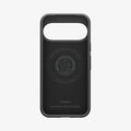 ACS11439 - Pixel 11 Liquid Air (Mag Fit) Matte Black interior view showing the built in magnetic ring, Air Cushion Technology, and Liquid Air MagFit branding.