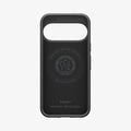 ACS11429 - Pixel 11 Pro  Liquid Air (Mag Fit) Matte Black interior view showing the built in magnetic ring, Air Cushion Technology, and Liquid Air MagFit branding.