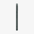 ACS11858 - Pixel 11 Pro  Liquid Air (Mag Fit) Abyss Green side profile showing textured side grips, responsive button covers, and integrated strap hole.