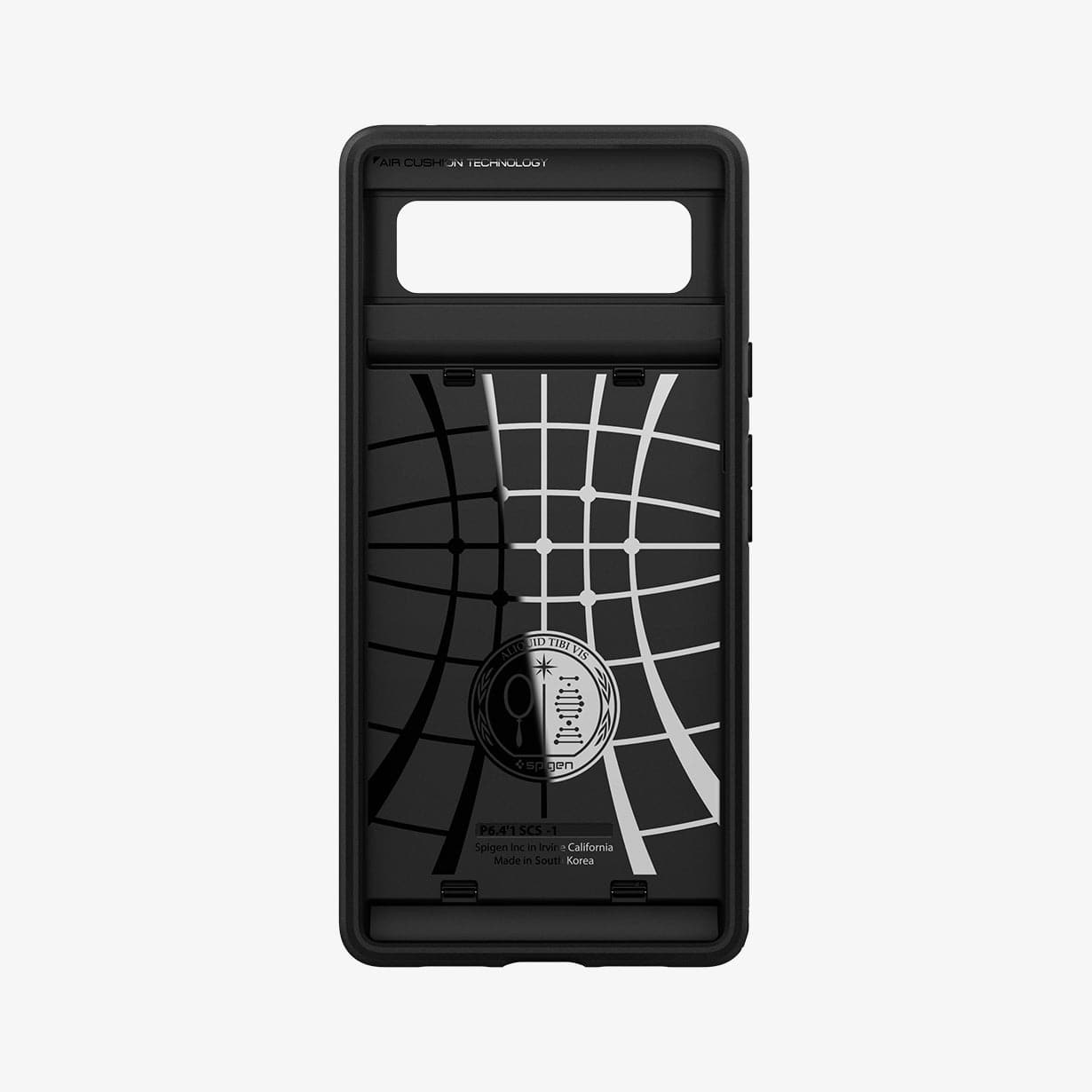 ACS03440 - Pixel 6 Case Slim Armor CS in black showing the inside of case