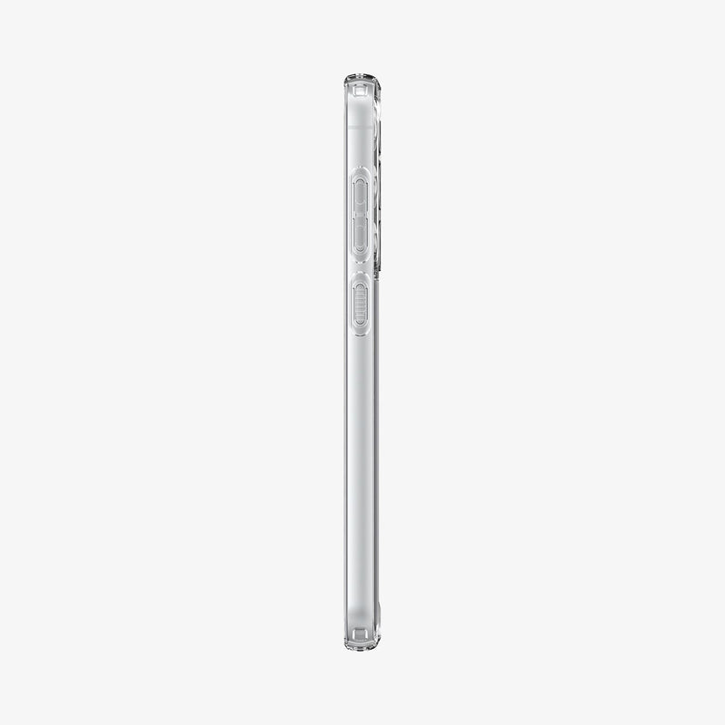 ACS06374 - Galaxy S23 FE Case Ultra Hybrid OneTap Metal Ring (MagFit) in black showing the side