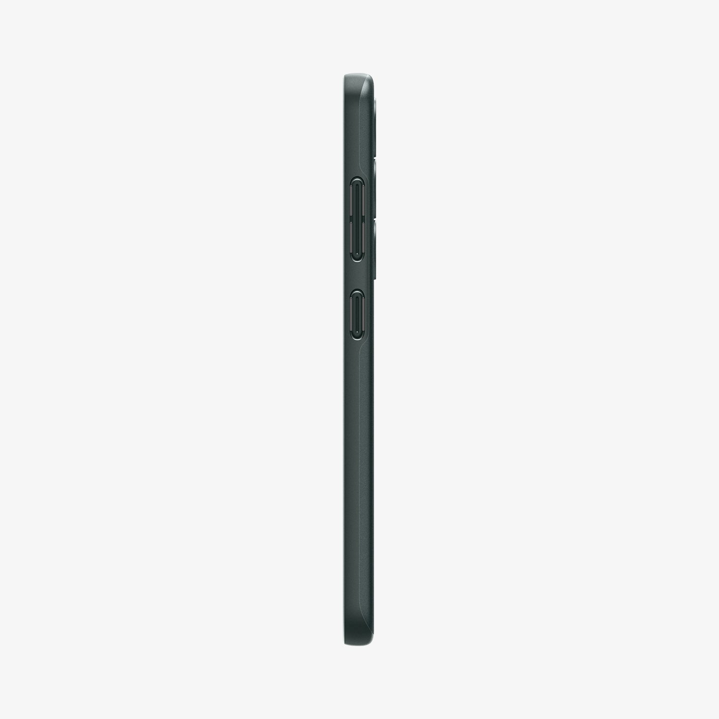 ACS07342 - Galaxy S24 Case Thin Fit in Abyss Green showing the side with side buttons