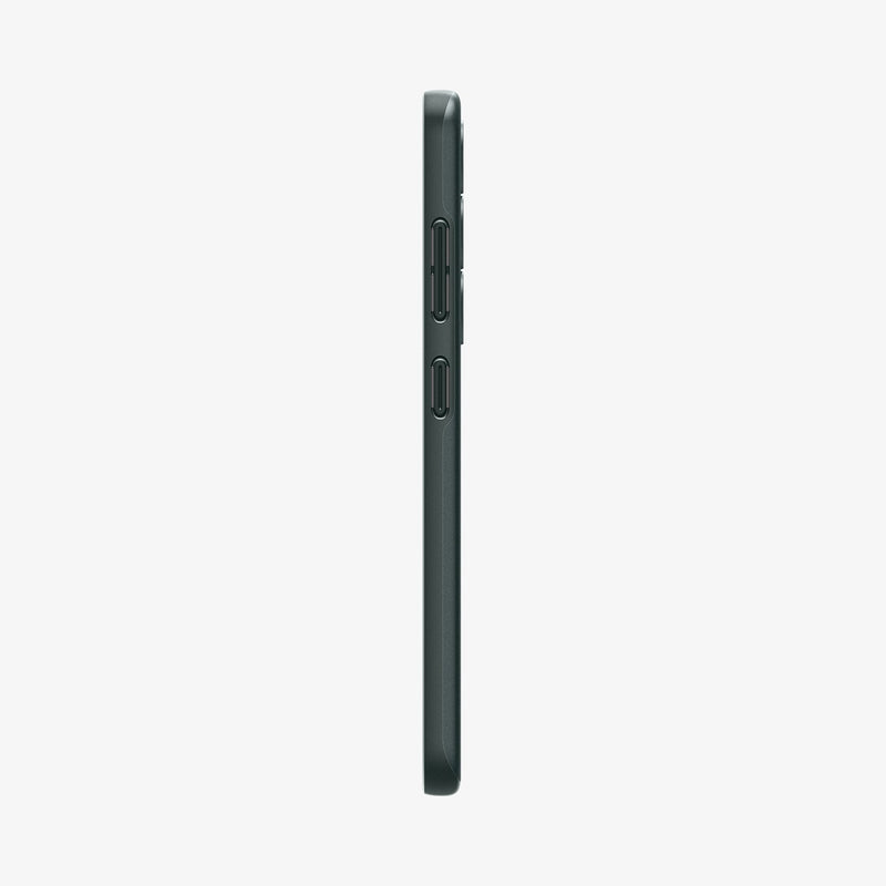 ACS07342 - Galaxy S24 Case Thin Fit in Abyss Green showing the side with side buttons