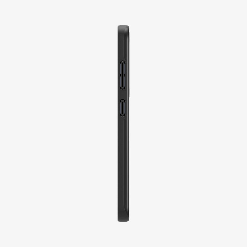 ACS08993 - Galaxy S25 Case Thin Fit (MagFit) in Black showing the side