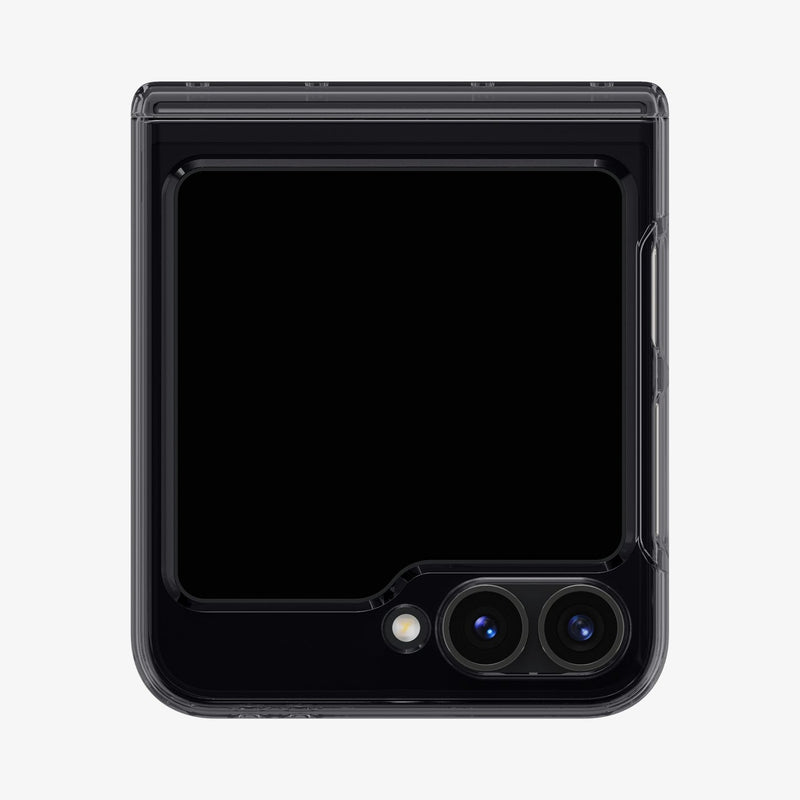 ACS08289 - Galaxy Z Flip 7 FE Case Ultra Hybrid Pro Zero One in Zero One showing the back folded